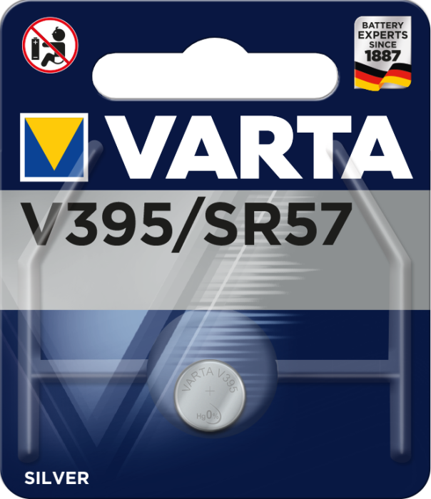Батарейка VARTA SILVER V395 1.55V 42mAh., фото 1