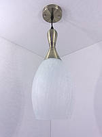 Люстра стельова підвісна на 1 лампочку 11298/1 Бронза 44-90х15х15 см.
