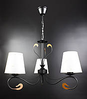 Люстра підвісна на 3 лампочки 25994 Чорний 50-70х56х56 см. 4044045