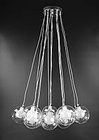 Люстра підвісна на 15 лампочок 26338 Хром 35-110х55х55 см. 4271718
