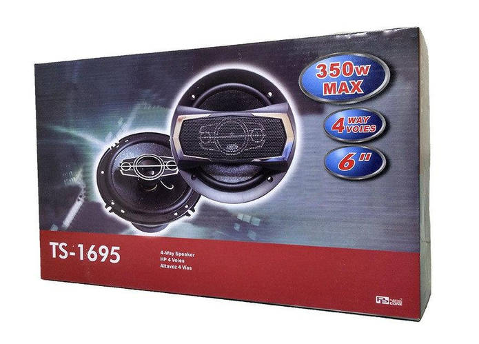 Колонки авто акустика 16 см 350W 4-way speaker TS-A-1695 Вес-1,2кг ...