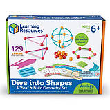 Набір Геометричні фігури (129 елементів) від Learning Resources, фото 5