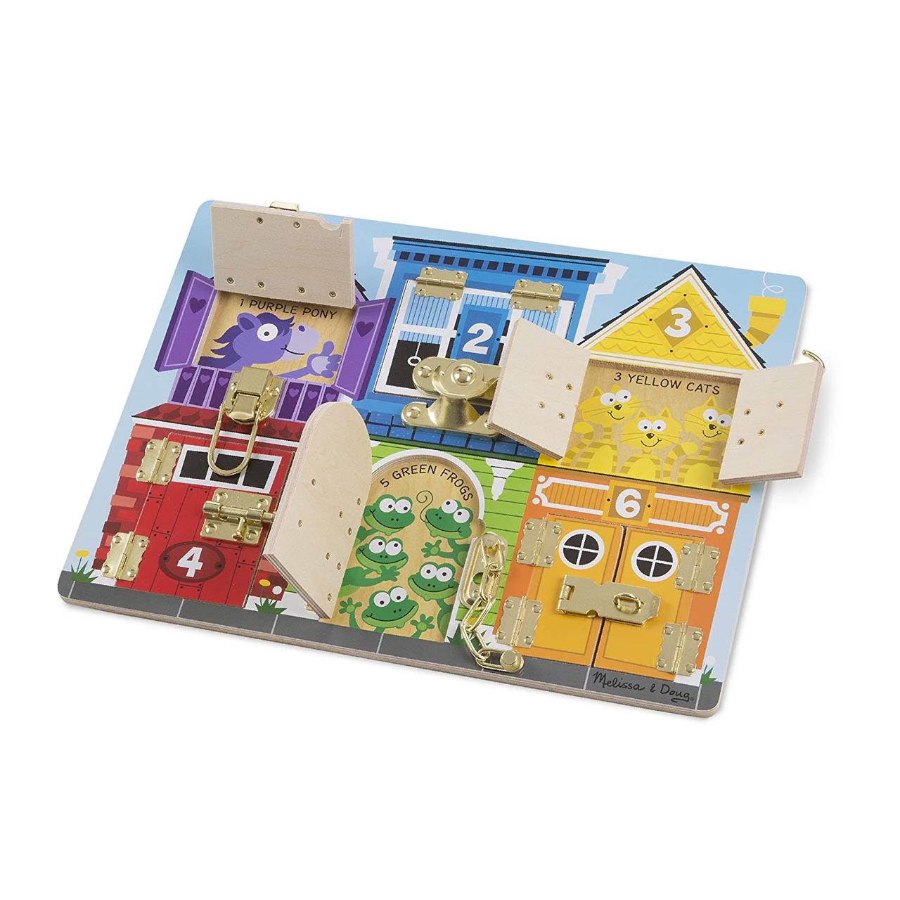 Бізіборд з замочками від Melissa & Doug, фото 1