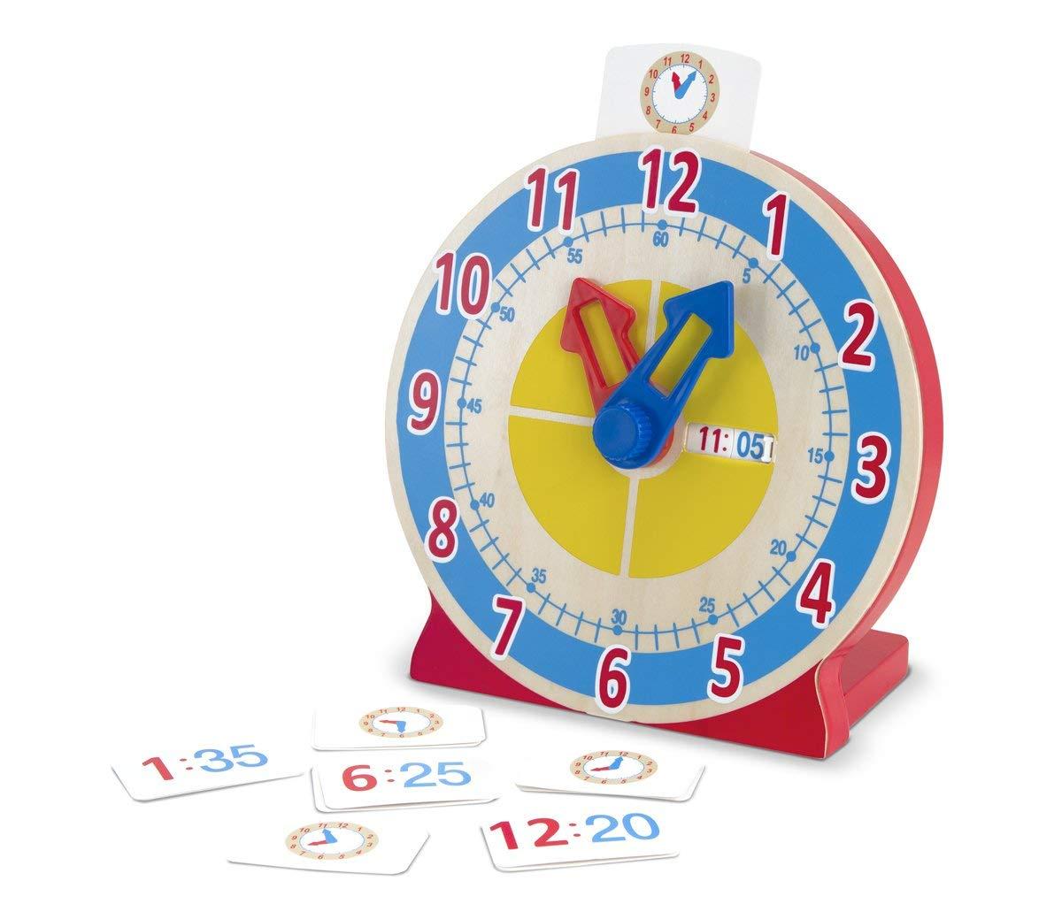 Навчальна іграшка Дерев'яні годинник від Melissa & Doug
