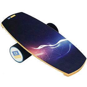 Дошка балансир балансборд с діаметром валика 13 см