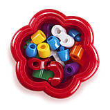 Розвиваючий кольоровий конструктор в коробці квітці (20 шт) від Quercetti, фото 3