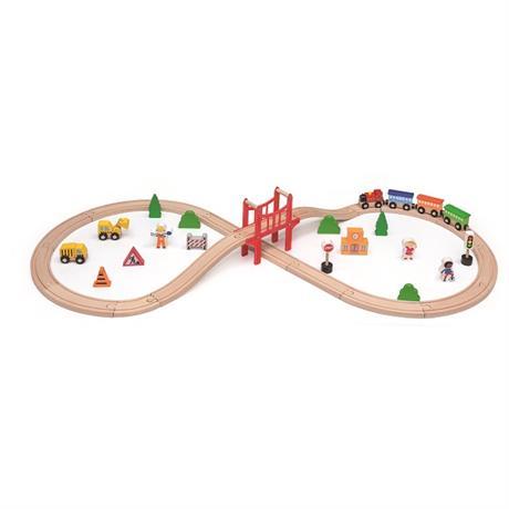 Розвиваючий набір Залізниця (39 деталей) від Viga Toys