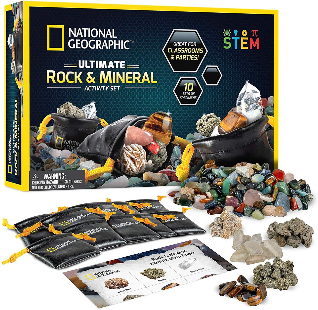 Науковий STEM набір Камені і мінерали від NATIONAL GEOGRAPHIC