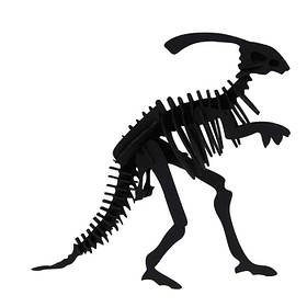 Розвиваюча 3D головоломка динозавр Паразауролоф від Fridolin