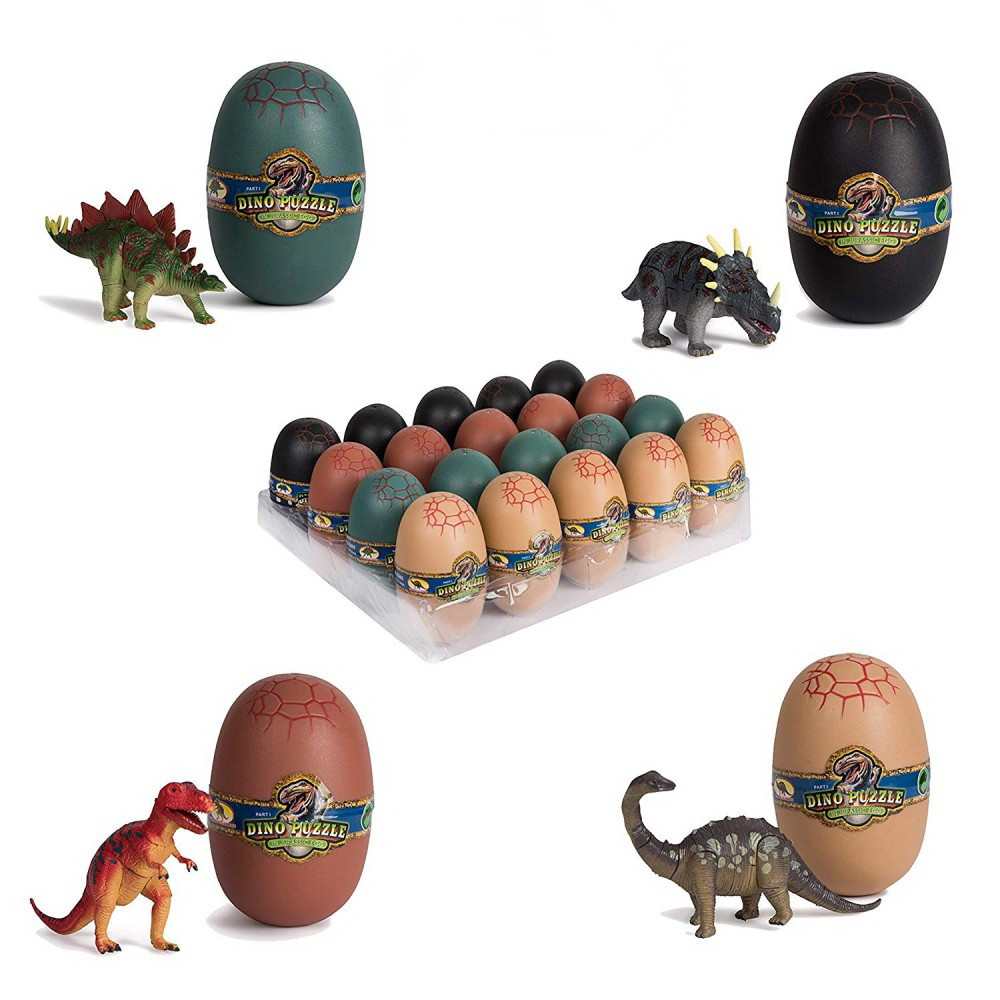 Розвиваючі 3D-головоломки динозаври в яйцях (20 шт) від Toyrifik