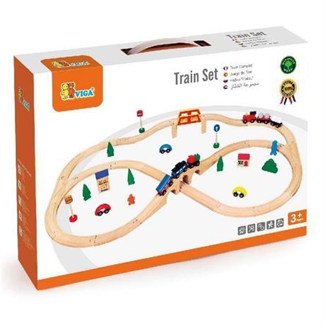 Розвиваючий набір Залізниця (49 деталей) від Viga Toys