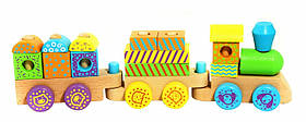Розвиваюча іграшка конструктор Поїзд від Viga Toys