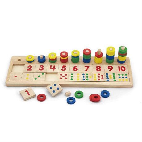 Математичний набір Рахунок і цифри від Viga Toys, фото 1