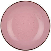 Тарелка суповая Limited Edition Terra YF6007-5 20 см розовая