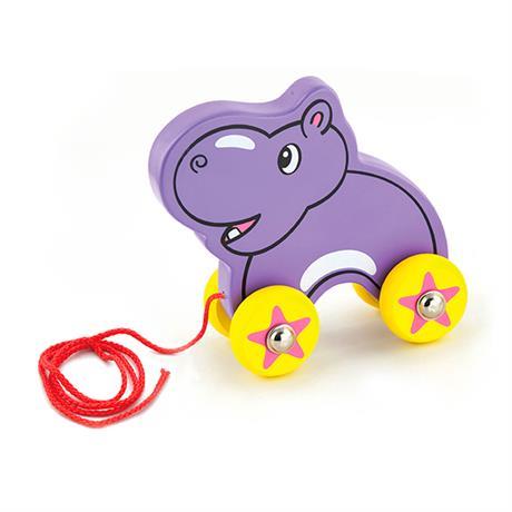 Розвиваюча іграшка каталка Бегемот від Viga Toys