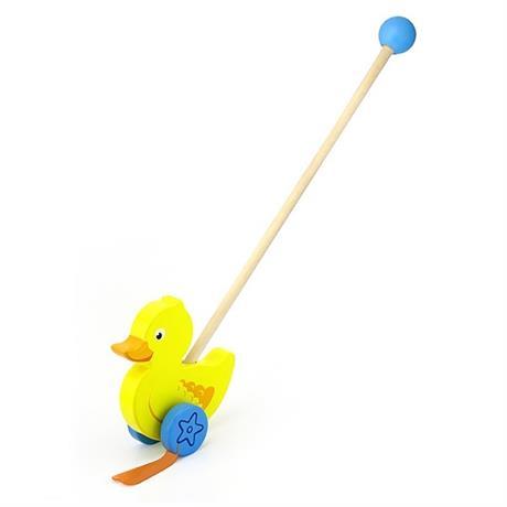 Розвиваюча іграшка каталка Каченя від Viga Toys
