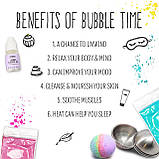 Науковий набір для виготовлення ароматизованих бомбочок для ванни (5 шт), фото 3