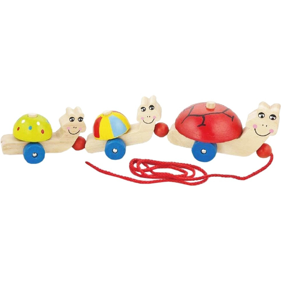 Розвиваюча іграшка каталка 3 черепашки від Viga Toys