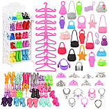 Розвиваючий набір Шафа з одягом для ляльки Барбі (73 предмета), фото 4