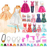 Розвиваючий набір Шафа з одягом для ляльки Барбі (73 предмета), фото 6
