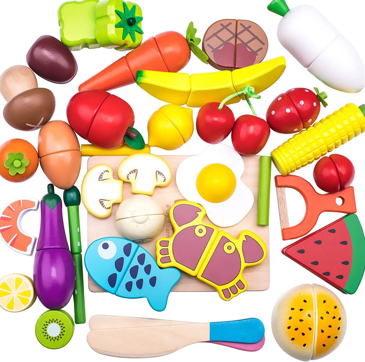 Розвиваючий магнітний набір Продукти для різання