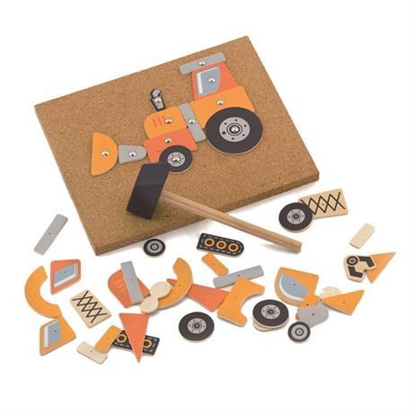 Творчий набір Будівельна техніка від Viga Toys