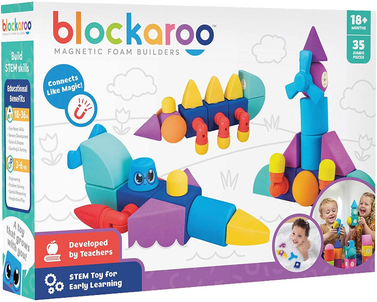 Розвиваючий конструктор Магнітні блоки (35 шт) від Blockaroo