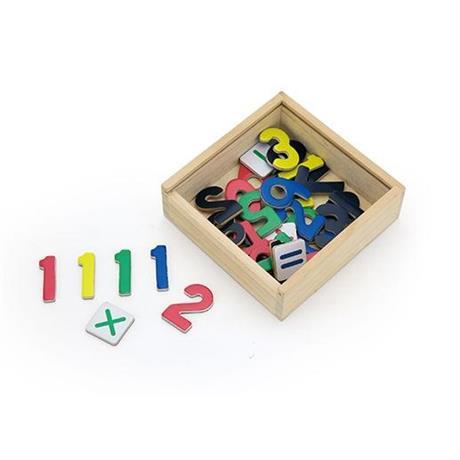 Навчальний магнітний набір Цифри (37 шт) від Viga Toys, фото 1