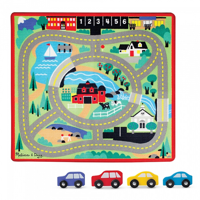 Розвиваючий ігровий килимок Міська дорога від Melissa & Doug