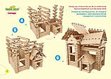 Розвиваючий набір 4 в 1 конструктор Котедж (206 деталей), фото 8