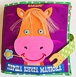 Розвиваюча текстильна фетрова книжка Поні, фото 5