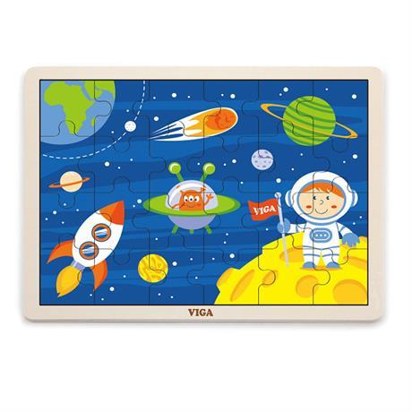 Розвиваючий набір пазл Космос від Viga Toys, фото 1