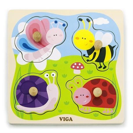 Розвиваючий пазл Комахи від Viga Toys