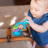 Сенсорне брязкальце на присоску Блакитний прорізувач для зубів від Fat Brain Toys, фото 8