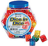 Набір для рахунку Кубик в кубику (72 шт) від Learning Resources, фото 2