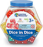 Набір для рахунку Кубик в кубику (72 шт) від Learning Resources, фото 3