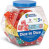Набір для рахунку Кубик в кубику (72 шт) від Learning Resources, фото 4