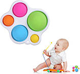 Сенсорно тактильна іграшка з силіконовими бульбашками, фото 2