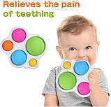 Сенсорно тактильна іграшка з силіконовими бульбашками, фото 5