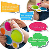 Сенсорно тактильна іграшка з силіконовими бульбашками, фото 6