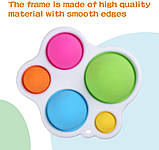 Сенсорно тактильна іграшка з силіконовими бульбашками, фото 7