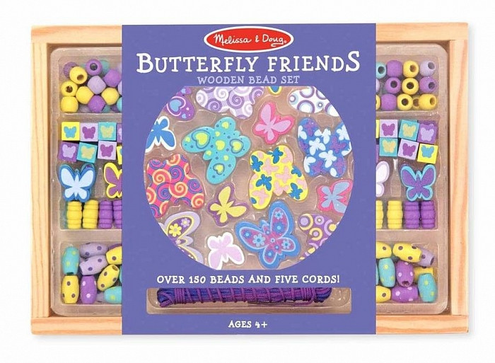 Набір для творчості намистинки Метелики від Melissa & Doug, фото 1
