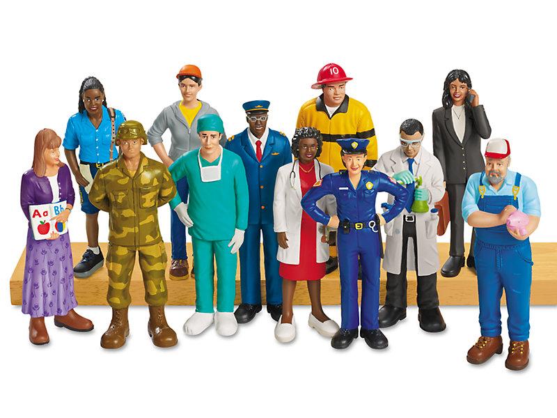 Розвиваючий набір великих фігурок Професії (12 шт) від Lakeshore, фото 1