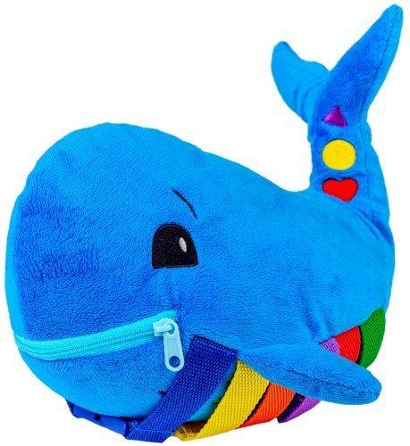 Тактильна іграшка Кит із застібками від Buckle Toys
