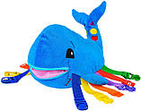 Тактильна іграшка Кит із застібками від Buckle Toys, фото 2