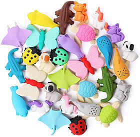 Набір гумок для стирання написів Тварини (30 шт) від Mr. Pen