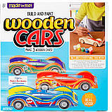Творчий набір дерев'яні Гоночні машинки (3 шт) від Made By Me, фото 8
