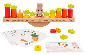 Розвиваючий набір математичні ваги Зайчик і морквини