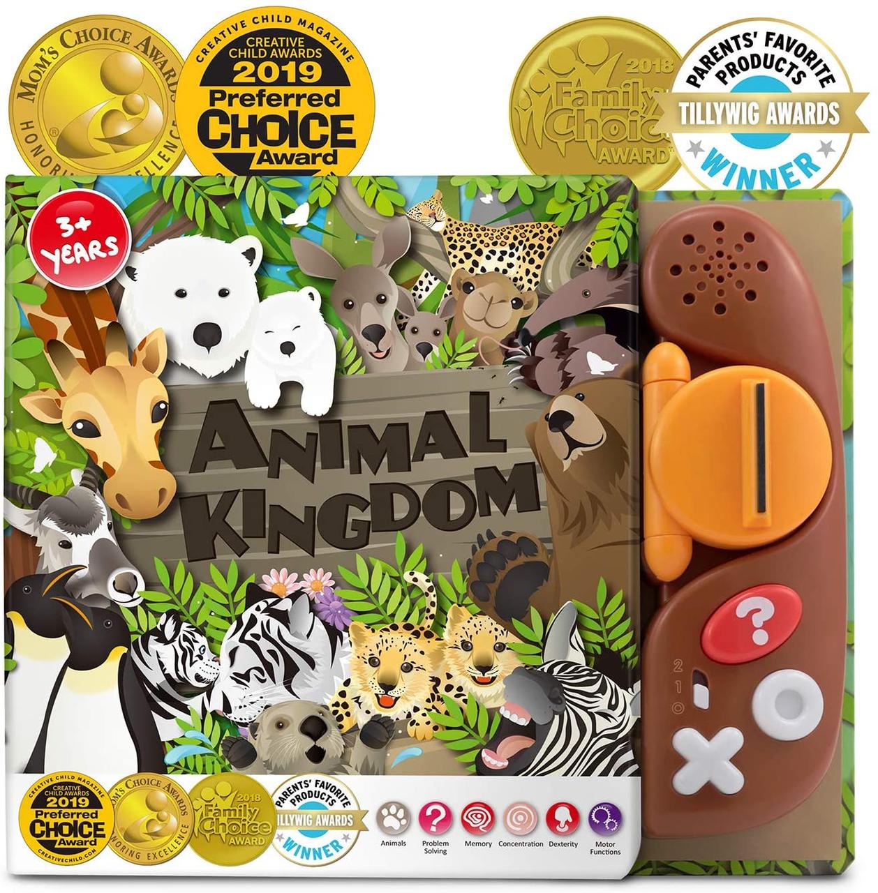 Розвиваюча іграшка інтерактивна книжка Тварини (англійська мова) від BEST LEARNING, фото 1