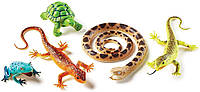 Развивающий набор Рептилии и амфибии (5 животных) от Learning Resources